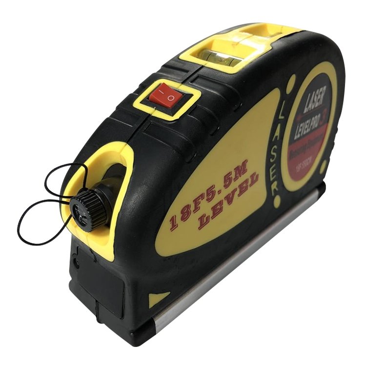 Laser Level with Tape Measure Pro (550cm), LV-05(Yellow) - Image 3