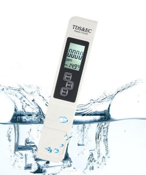Digital Multi-function LCD Monitor TDS & EC Meter Water Measurement Test Tool(Beige)