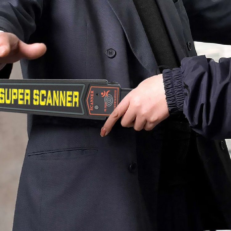 Super Scanner wand Metal Detector (MD-3003B1)(Black) - Image 7