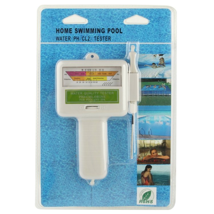 Home Swimming Pool Water PH / CL2 Tester, Cable length: 1.2m - Image 7