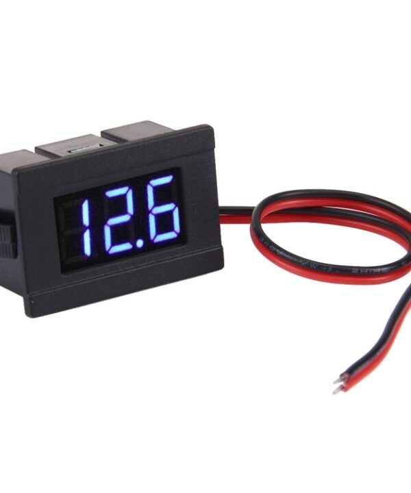 V33D 2 Wires Mini Digital Voltage Meter, Measure Voltage: DC 4.5-120V, S-DT-0534G, S-DT-0534L, S-DT-0534R
