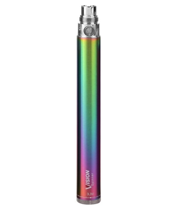Vision Spinner Rainbow 1300mAh Variable Voltage Electronic Cigarette Battery