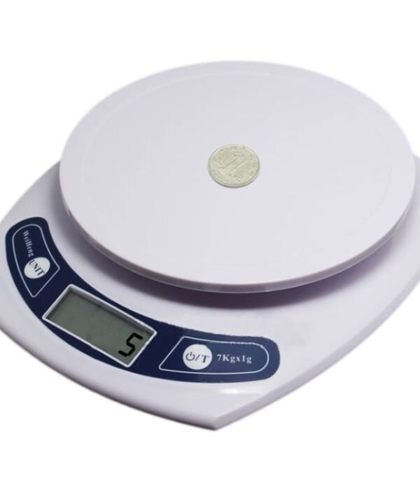 Electronic Kitchen Scale (1g~7kg)(White)