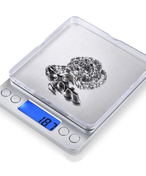 2000g x 0.1g Digital Electronic Balance Weight Scale(Silver)