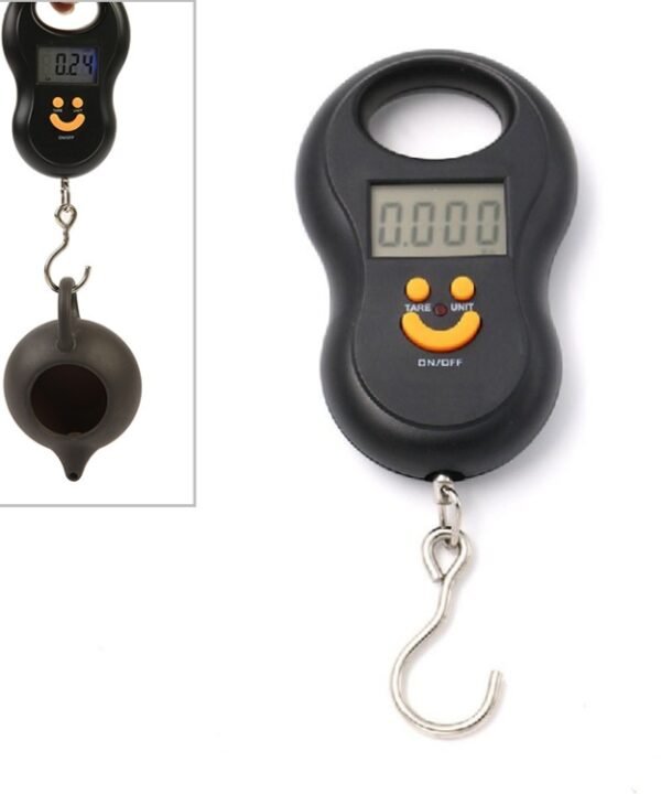 LCD Portable Electronic Handheld Hanging Digital Scale, Excluding Batteries(Black)