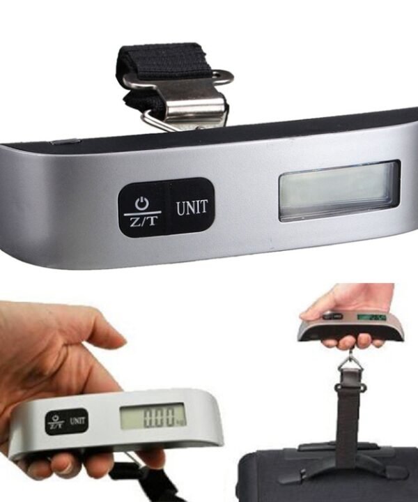 Mini Handheld Luggage Electronic scales with Zero and Tare(Black)
