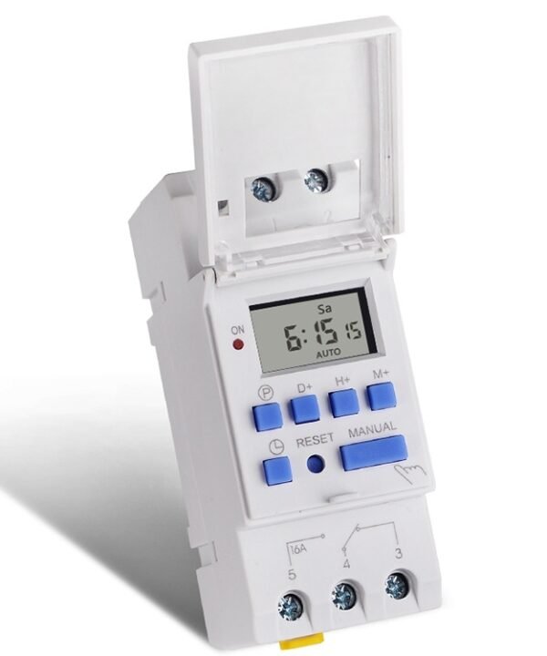Multifunction Weekly Programmable Electronic Timer(White)