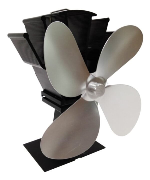 YL603 Eco-friendly Aluminum Alloy Heat Powered Stove Fan with 4 Blades for Wood / Gas / Pellet Stoves