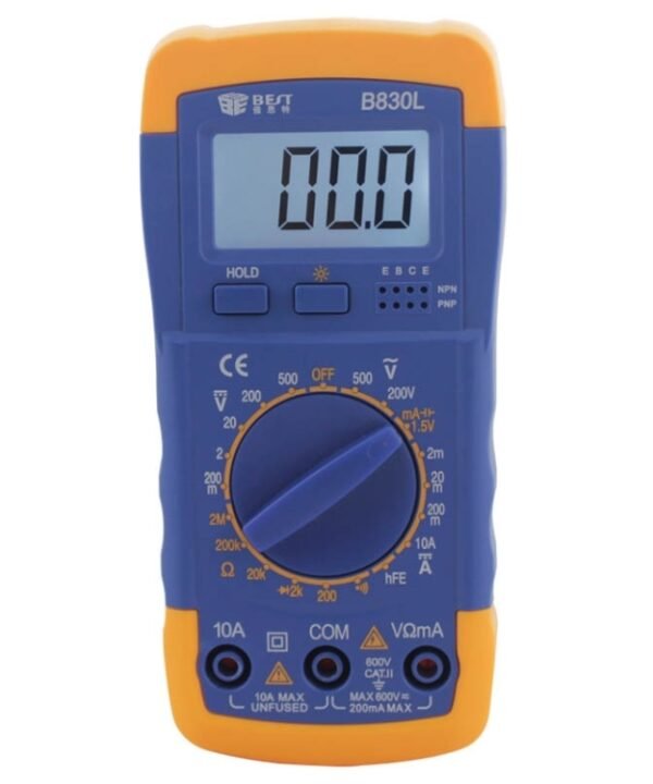 BEST BST- B830L 9V LCD Screen Display Digital Multimeter
