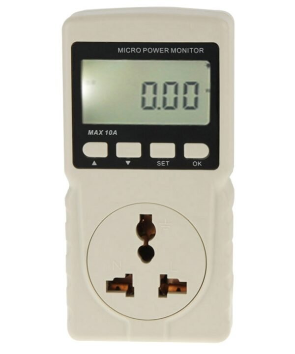 BENETECH GM86 LCD Display MAX 10A Micro Power Monitor Energy Meter, EU Plug