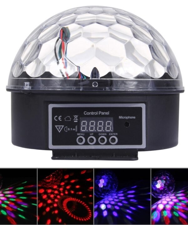 Digital LED RGB Crystal Magic Ball Stage Effect Light , DMX Party Disco DJ Bar Colorful Pattern Lighting