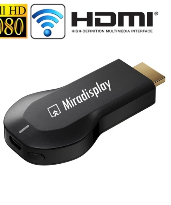 Miradisplay WiFi HDMI Display Dongle / Miracast Airplay DLNA Display Receiver Dongle(Black)