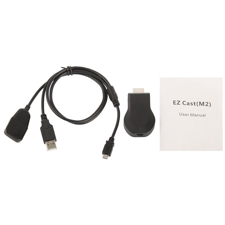 M2 Android 1080P Ezcast HDMI Dongle / HDMI AirPlay DLNA WIFI Displayer Receiver for Android OS / iOS / MAC OS / Windows Devices, Support Sharing Online to TV WIFI Display(Black) - Image 3