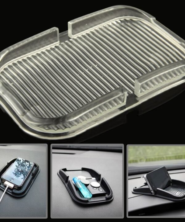 Car Dashboard Anti-skid Magic Sticky Silicone Gel Pad / Holder for iPhone 5 & 5S / iPhone 4 & 4S, For iPhone, Galaxy, Sony, Lenovo, HTC, Huawei, and other Smartphones(Transparent), 7...