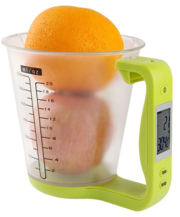 Digital Scale with Measuring Cup / Thermometer(Green)