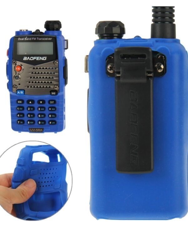 Pure Color Silicone Case for UV-5R Series Walkie Talkies