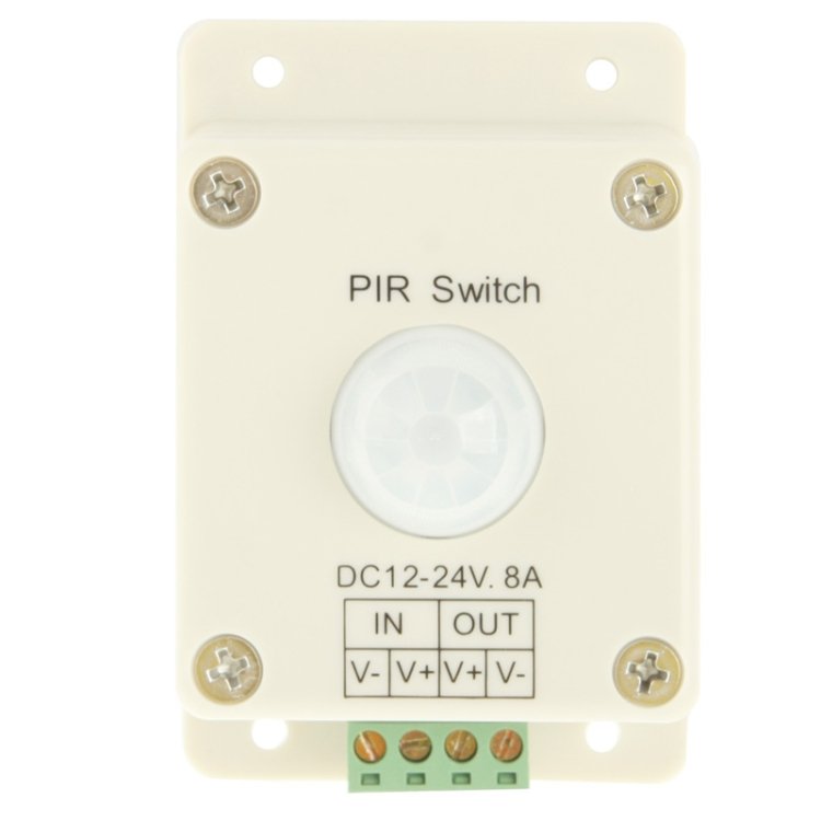 DC 12V-24V 8A PIR Switch Infrared Controller Motion Sensor Switch for LED Light - Image 3