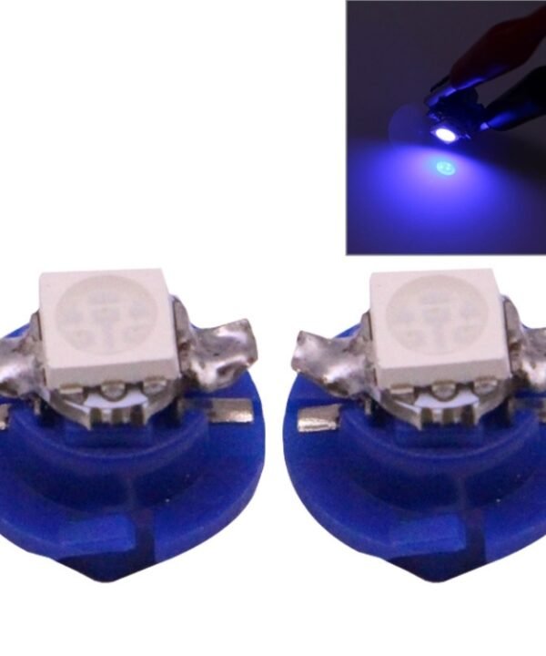 2 PCS B8.4 0.2W 12LM 1 LED SMD 5050 LED Instrument Light Bulb Dashboard Light for Vehicles, DC 12V, 0.2W B8.4