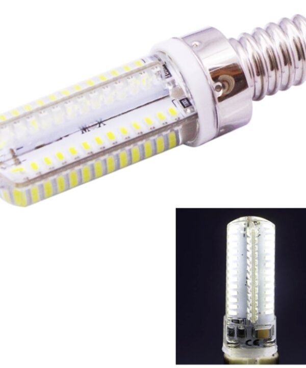 104 LED SMD 3014, White Light, AC 220V, E14 220V White Light, E14 220V Warm White