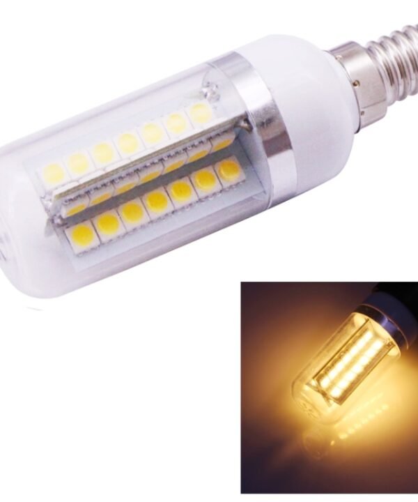 E14 5W Warm White Light 450LM 56 LED SMD 5050 Corn Light Bulb, AC 220V, S-LED-8100W, S-LED-8100WW