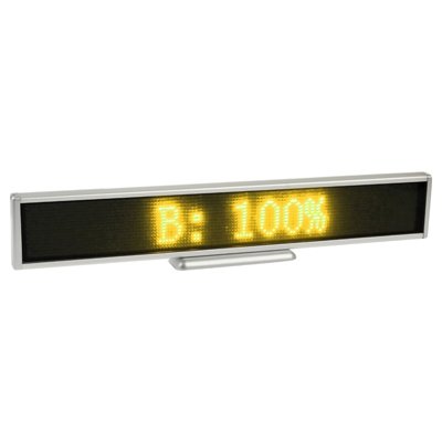 Display Resolution: 128 x 16 Pixels, Length: 41cm, 黄光, Blue, Green, Red, White