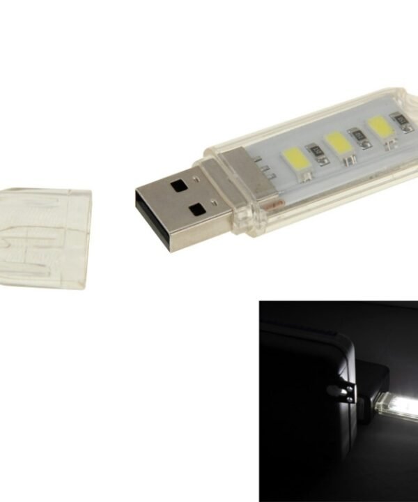 3 LED SMD 5630 1.5W USB Flash Disk Style USB Light Lamp, White Light, Green Light, Warm White Light