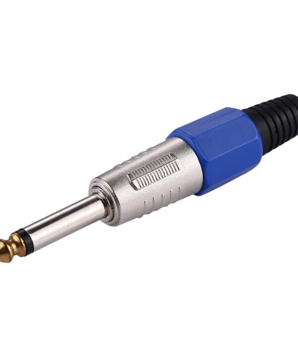 6.35mm Male Plug Microphone Patch Snake Cable TRS Connector Adapter
