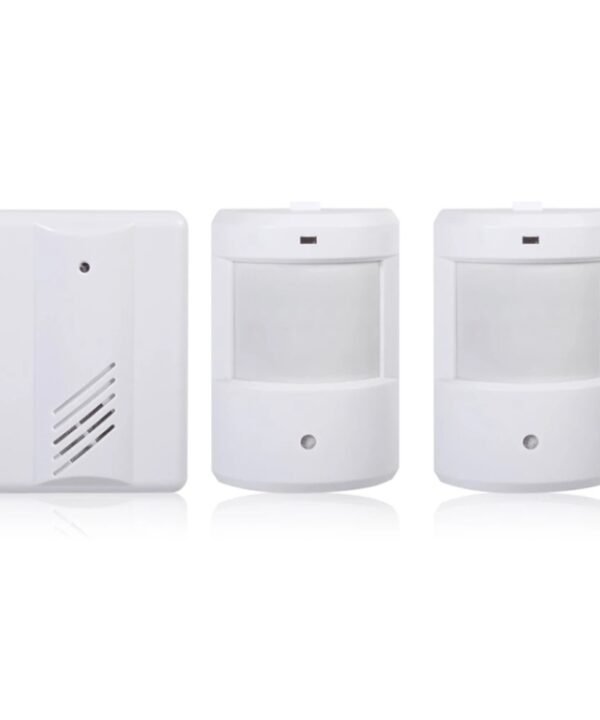 1 to 2 PIR Infrared Sensors Wireless Doorbell Alarm Detector for Home / Office