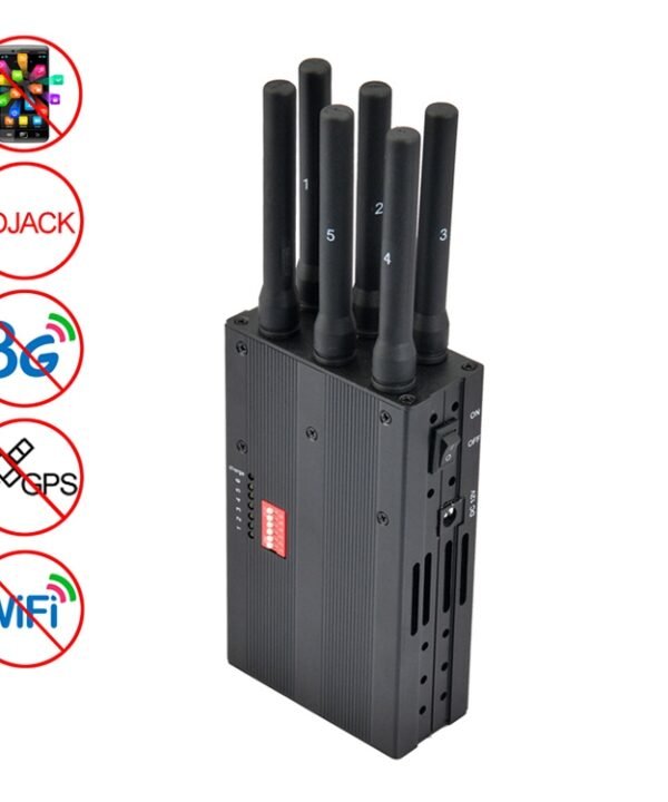 GSM / CDMA / DCS / PCS / 3G / Wifi / GPS / LOJACK Mobile Phone Signal  Breaker / Jammer / Isolator, Coverage: 20meters (JAX-121A-6C)