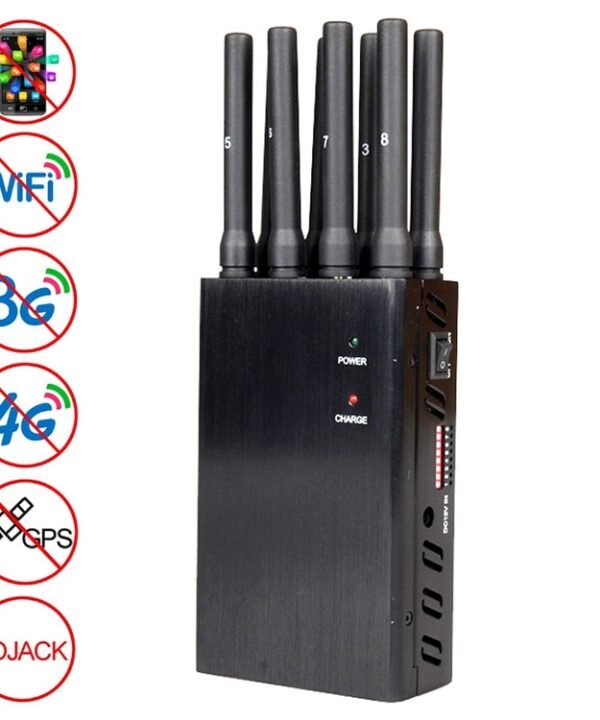 JAX-121A-8 GSM / DCS / WiFi / 3G / 4G / GPS / LOJACK Mobile Phone Signal Isolator, Coverage: 20 meters
