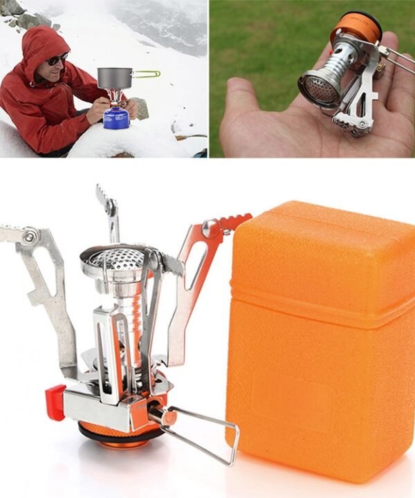 Outdoor Portable Ultra Mini Stainless Steel Gas Stove