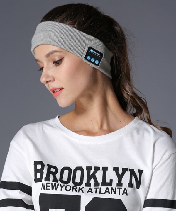 My-Call Bluetooth V5.0 Headsfree Sport Headband Music Headwear for iPhone 6 & 6s / iPhone 5 & 5S / iPhone 4 & 4S and Other Bluetooth Devices, Music Headwear Grey, usic Headwear Black, Music Headwear Dark Gray