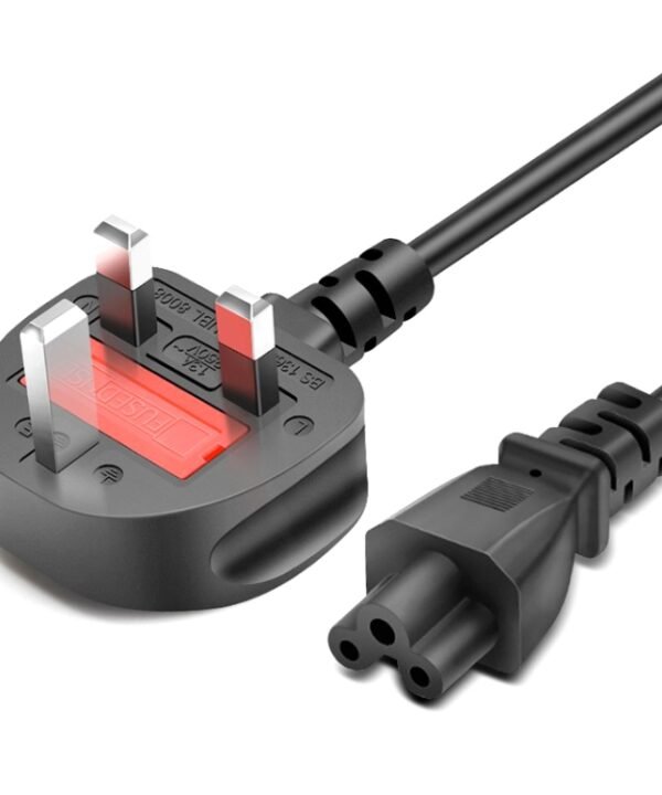 1.8m 3 Prong Style Big UK Notebook Power Cord