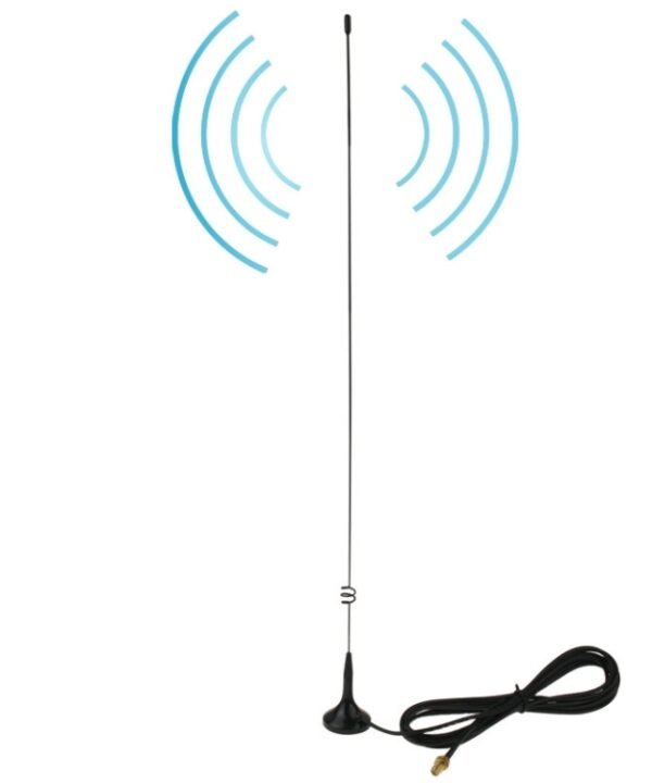 NAGOYA UT-108UV SMA Female Dual Band Magnetic Mobile Antenna for Walkie Talkie, Antenna Length: 50cm