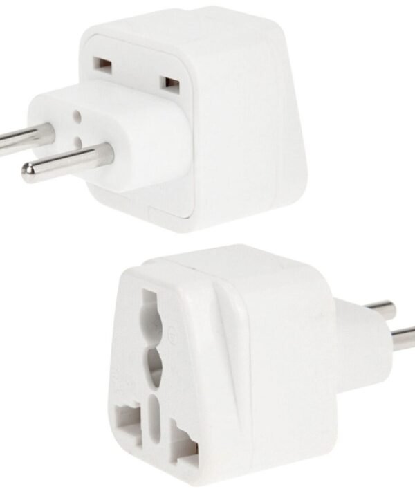 EU Plug Adapter Power Socket Travel Converter(White)