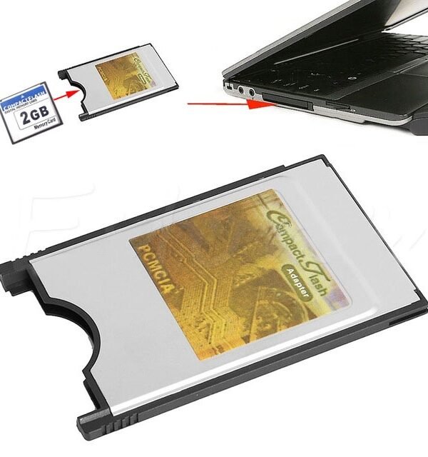 Compact Flash CF to PC Card PCMCIA Adapter Card Reader
