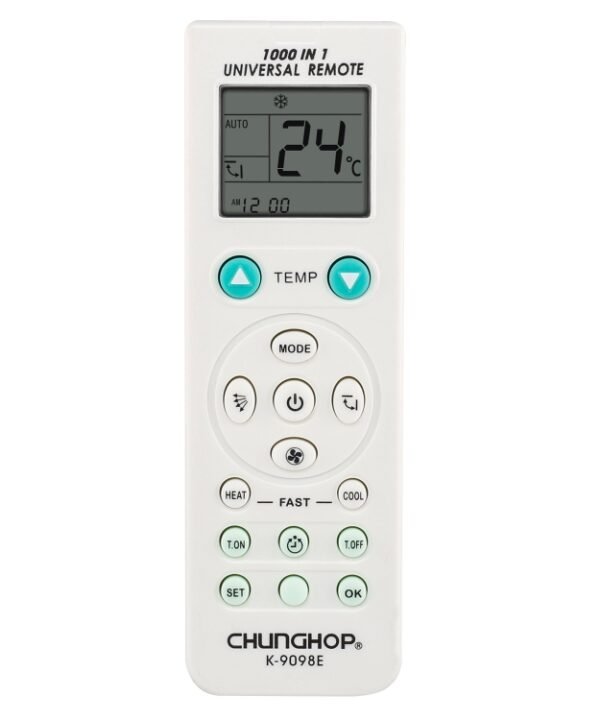 Chunghop Universal A/C Remote Control (K-9098E)(White)