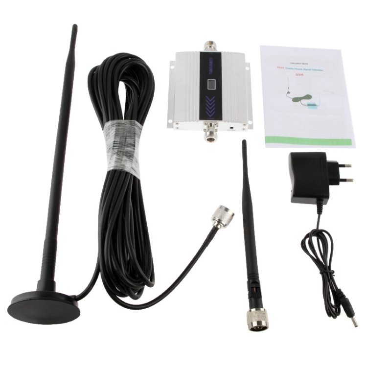 3G Signal Amplifier with Signal Strengthen Antenna, Cable Length: 10m(Silver) - Image 4