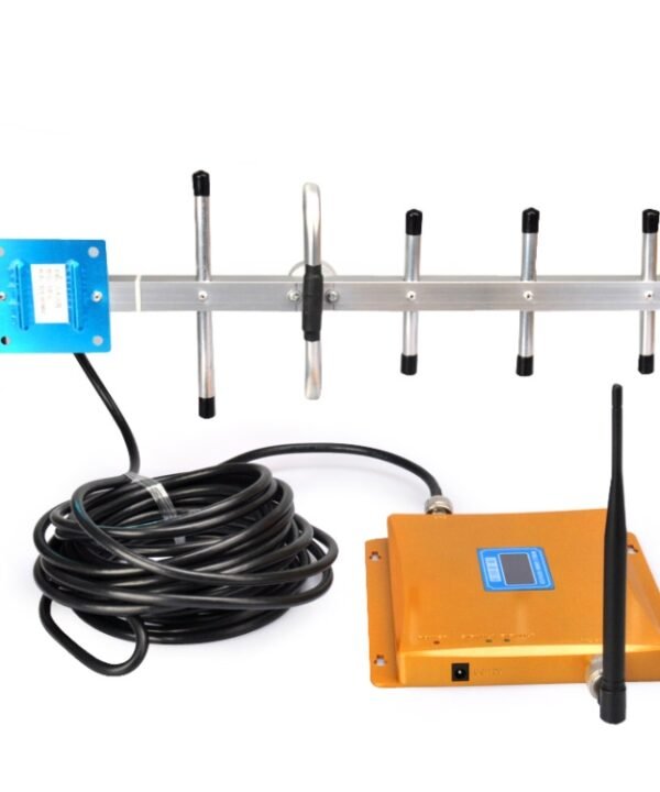 Mobile LED GSM 980MHz Signal Booster / Signal Repeater with Yagi Antenna(Gold)