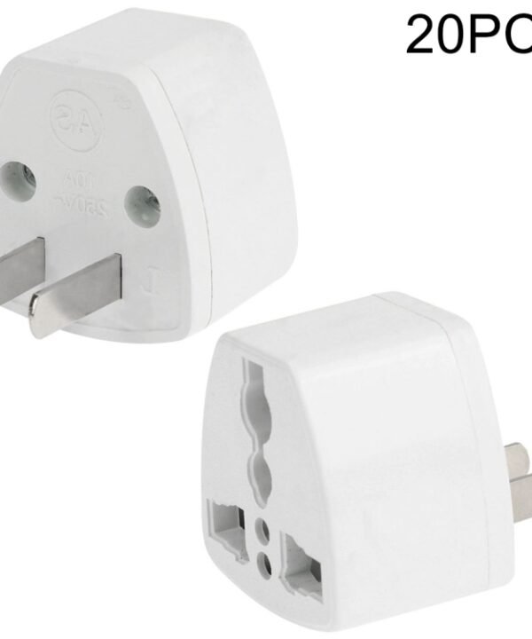 20 PCS Travel Wall Power Adapter Plug Adapter, US Plug