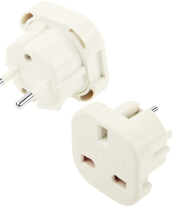 High Quality UK Plug to EU Plug AC Wall Universal Travel Power Socket Plug Adaptor