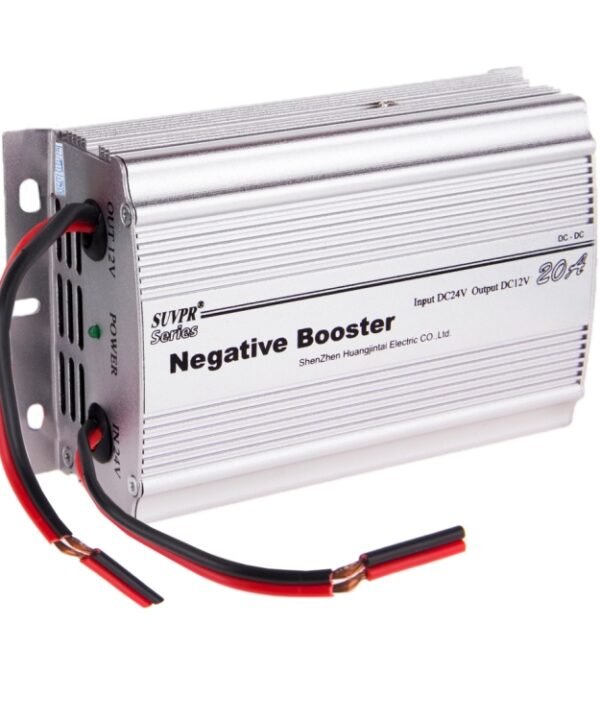 SUVPR RF-20A DC 24V to 12V Car Negative Booster Power Inverter Adapter