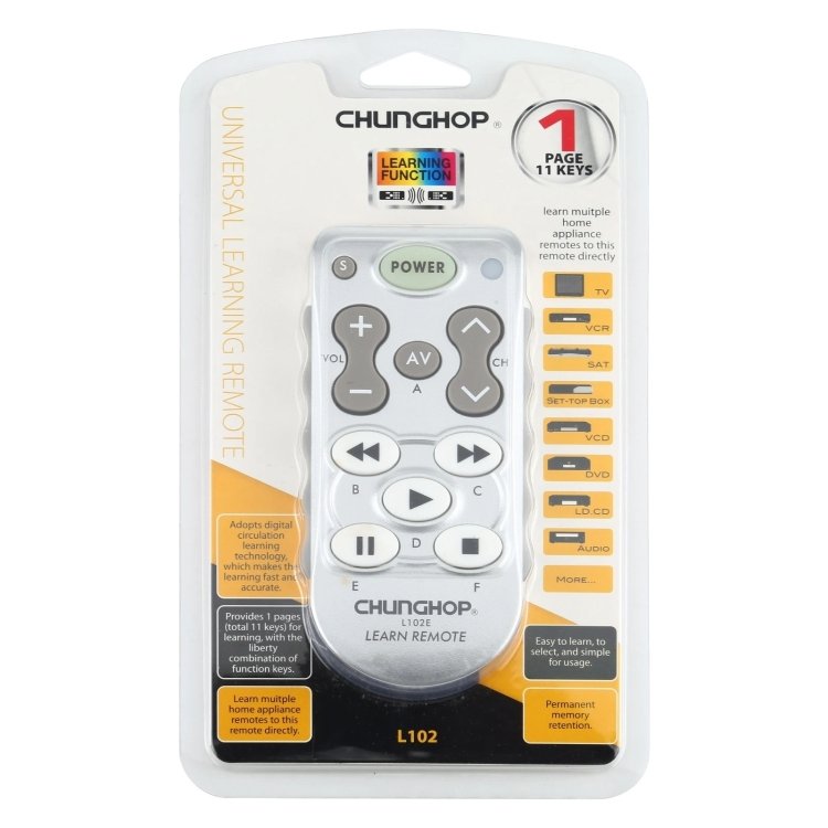 ChunGhop Universal Learning Remote Control L102(White) - Image 5