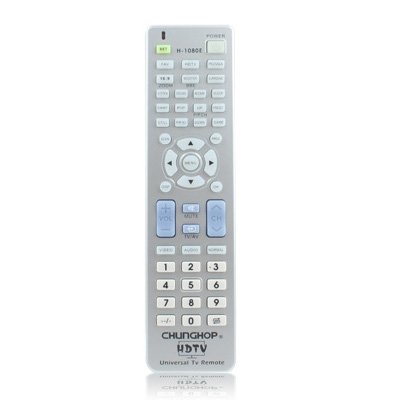 Chunghop Universal TV Remote Control with Specific HDTV Navigation Feature (H-1080E)(Silver) - Image 2