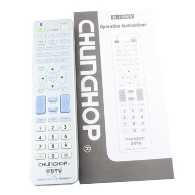 Chunghop Universal TV Remote Control with Specific HDTV Navigation Feature (H-1080E)(Silver) - Image 4
