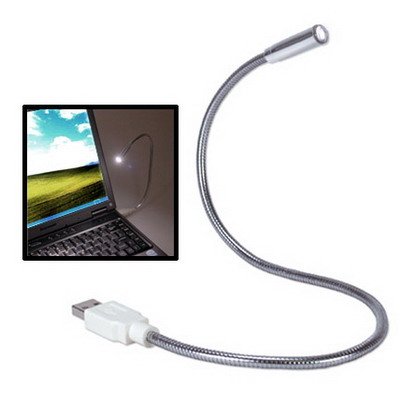 USB Flexible LED Light, Length: 27cm(Silver) - Image 2