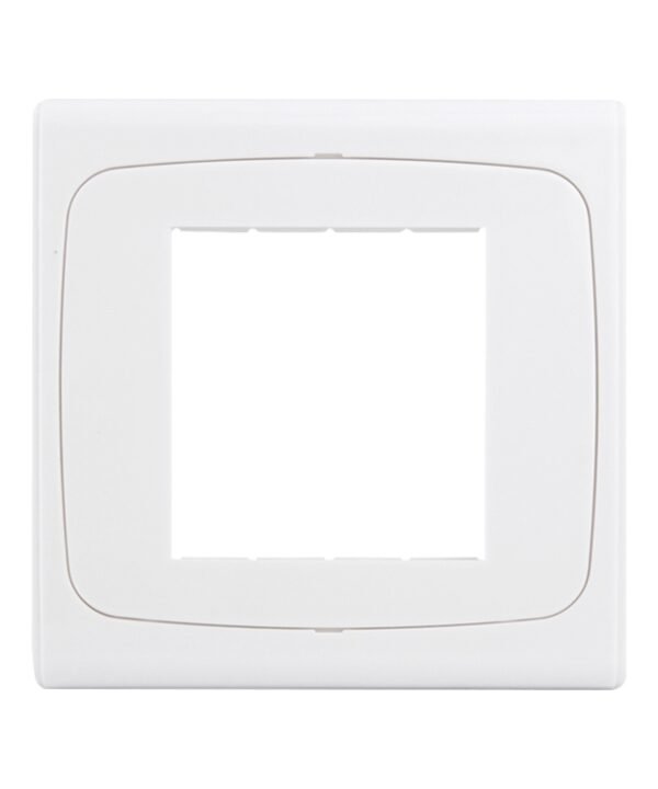 Wall Plate with Screw for Blank Inserts  - 3 Hole, Use around the world(White)