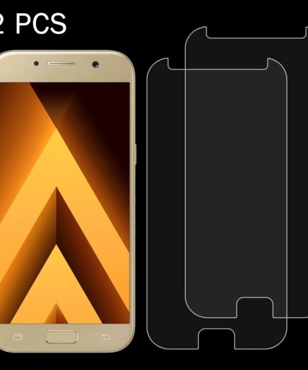 2 PCS for Galaxy A5 (2017) / A520 0.26mm 9H Surface Hardness 2.5D Explosion-proof Tempered Glass Non-full Screen Film