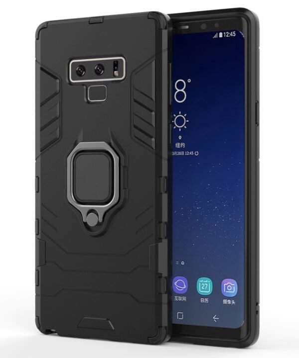 PC + TPU Shockproof Protective Case with Magnetic Ring Holder For Galaxy Note9, For Galaxy Note9