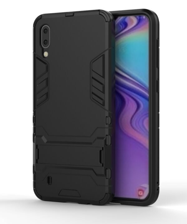 Shockproof PC + TPU Case for Galaxy M10, with Holder, For Samsung Galaxy M10, Galaxy M10